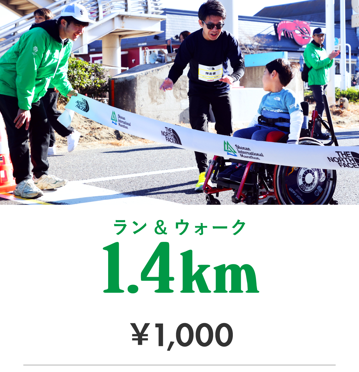 ラン＆ウォーク1.4km