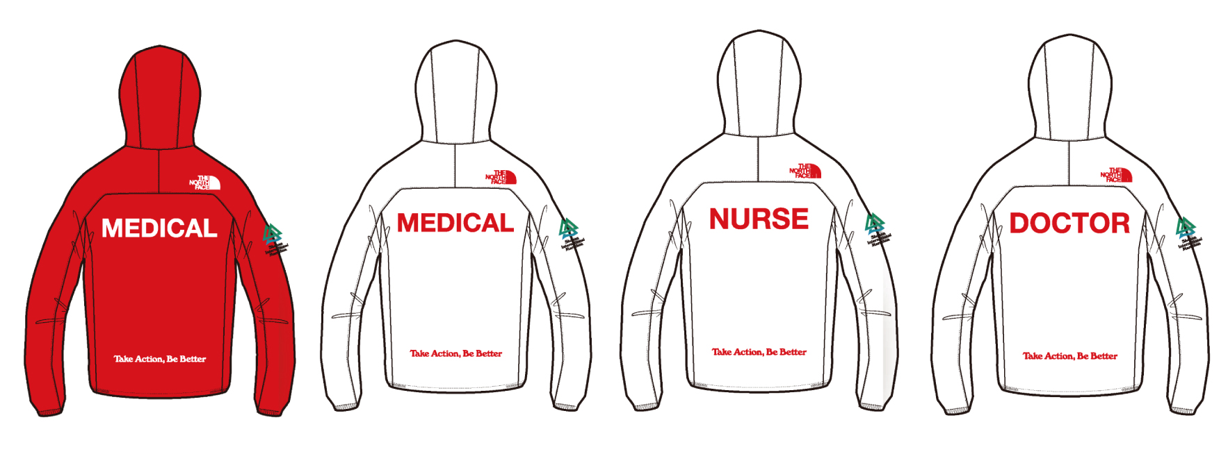 救護スタッフのウェア